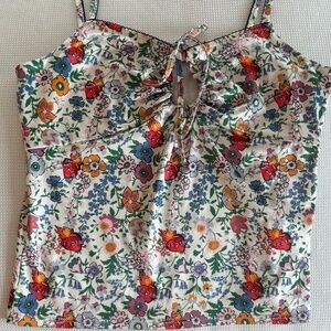 Floral String Top